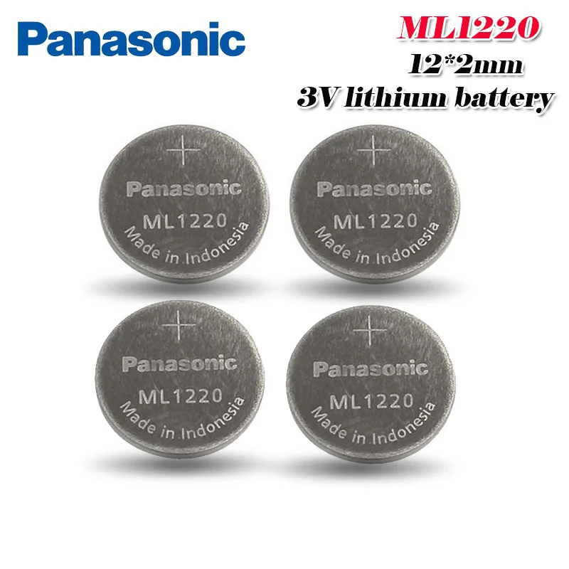 4 шт. литиевая батарея Panasonic ML1220 3 в для Rtc Bios часов дистанционного управления