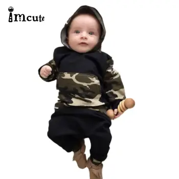 

Imcute Toddler Baby Girls Boys Clothing Sets Spring Autumn Kids Outfits Hoodie+Pants 2pcs Tracksuit Children Clothes Sport Suit