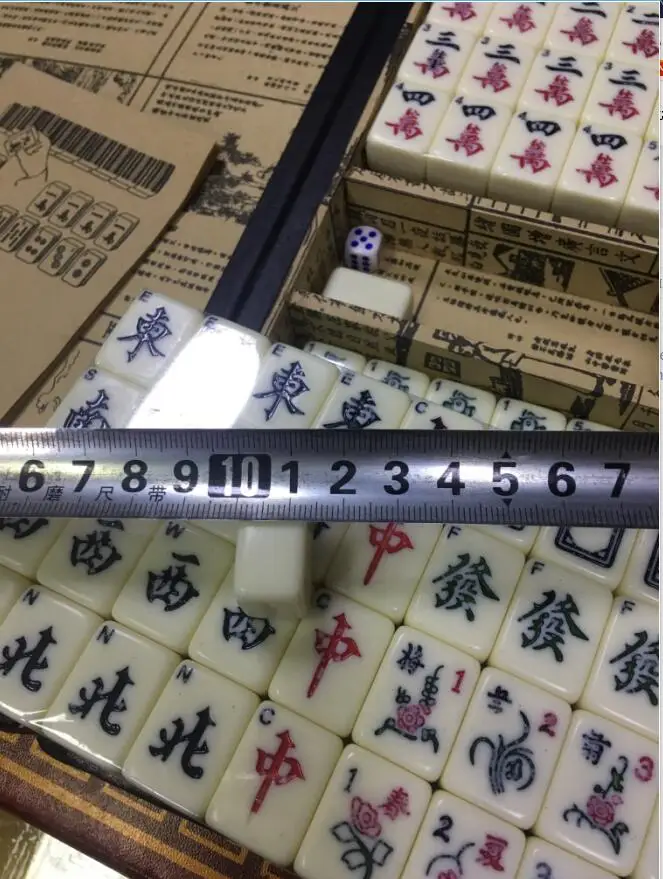 144 плитки Mah Jong набор и Box144 плитки Mah