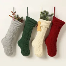 Jaycosin носки Рождественский подарок сумки вязанные модные носки Новая мода Рождественская елка украшения Прямая поставка Горячая Распродажа сейчас 1025