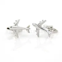 Авиационный самолет моделирование Мужская рубашка в полоску Мужская Женская французская рубашка Запонки-стиль запонки рукав ногтей