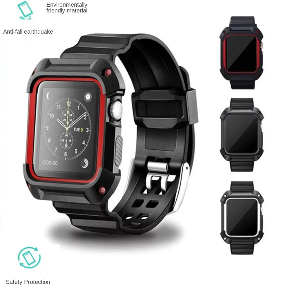 Противопадающий силиконовый ремешок для часов Apple Iwatch 1 2 3 4 38 мм 42 поколения
