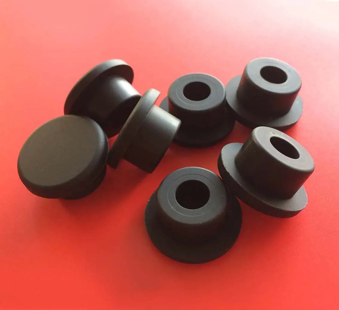1Pcs Bore 19.5mm51.3mm Black Round Silicone Rubber Seal Hole Plugs