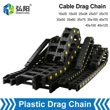

Plastic Cable Drag Chain Bridge Type Non-Open End Connector Drag Chain Wire Rack For CNC Router Machine Tool Transmission Chain