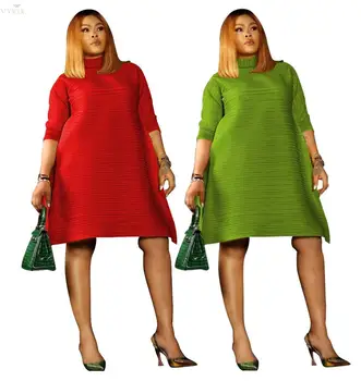 

2020 Women Mini Dress Long Sleeve Solid Color Turtleneck Sexy Dress Night Club Party Dresses Bandage Bodycon Loose Casual Dress