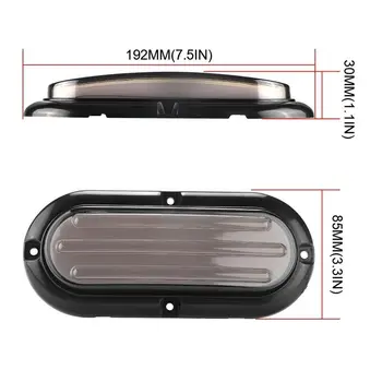 

2pcs 12-24V DC 3000K 74LED Truck Trailer Light Brake Sequential Turn Signal Marker Daytime Tail Light Car Replacement Accessorie