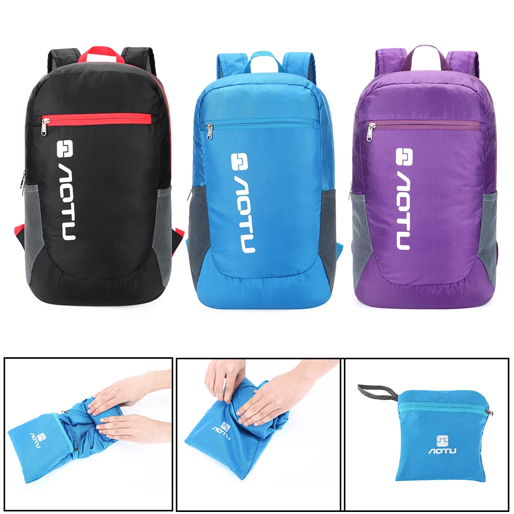 Открытый водонепроницаемый рюкзак легкие складные спортивные сумки сверхлегкие походные велосипедные удобные дорожные сумки D30