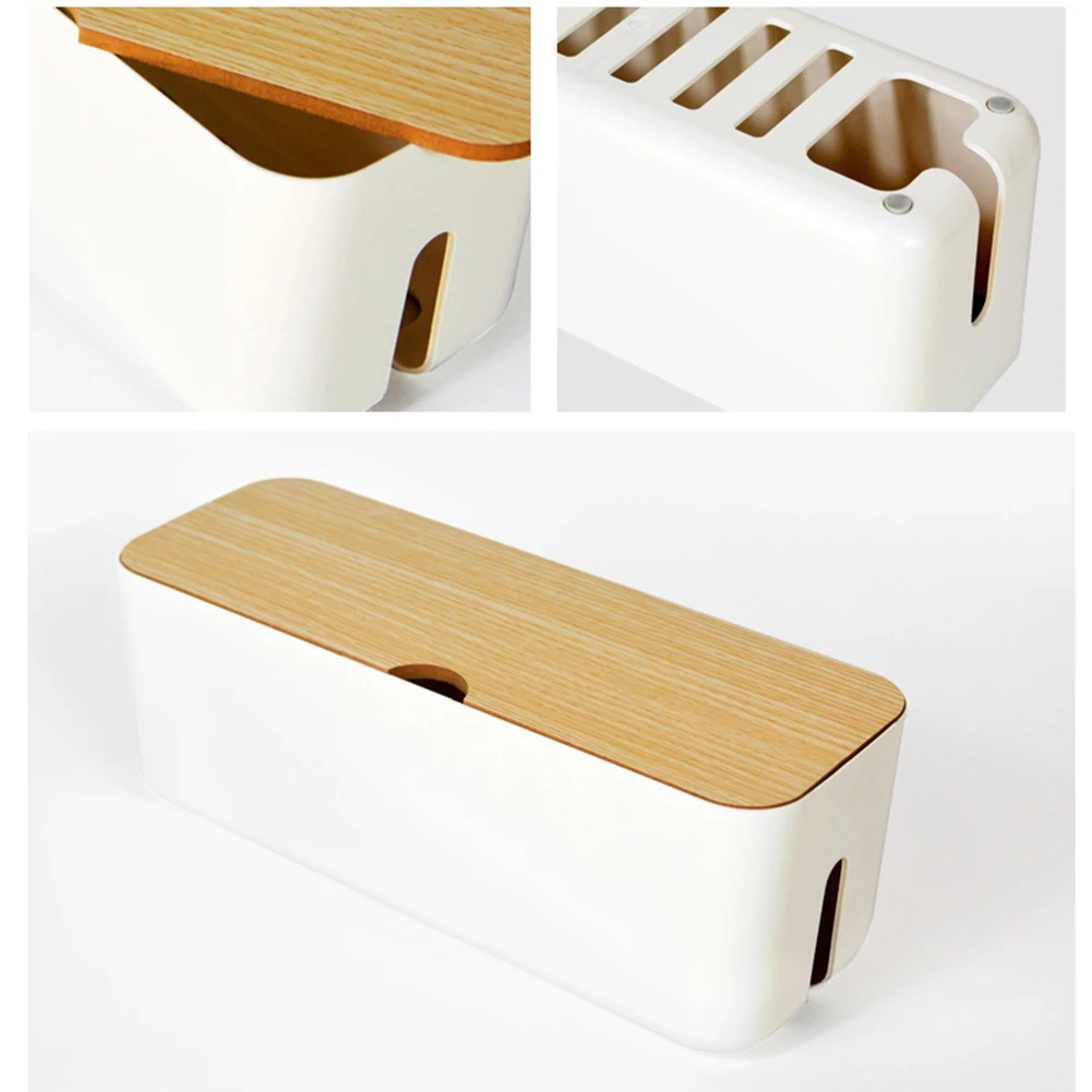 Boîte Gestion Câbles Minimaliste Boîte De Rangement Câbles Sxhlseller - Cache Fil électrique Pour Bureau Ou Sol Organisation Bureau