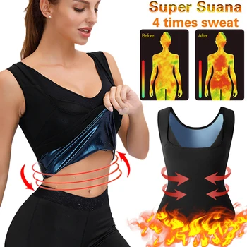 

Hot Sweat Shaper Sauna Vest Women Slimming Waist Trainer Vest Sweat Shaper Sauna Vest Women Waist Trainer Body Shaper Vest Women