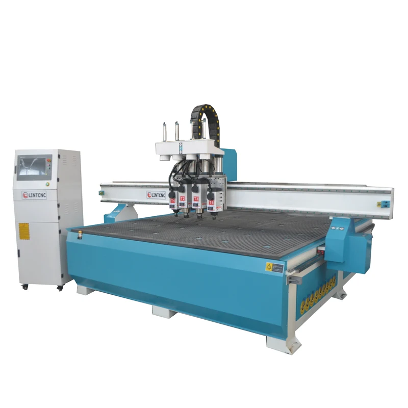 Деревянная мебель проектирование изготовление ATC древесины cnc маршрутизатор 3 шпинделей