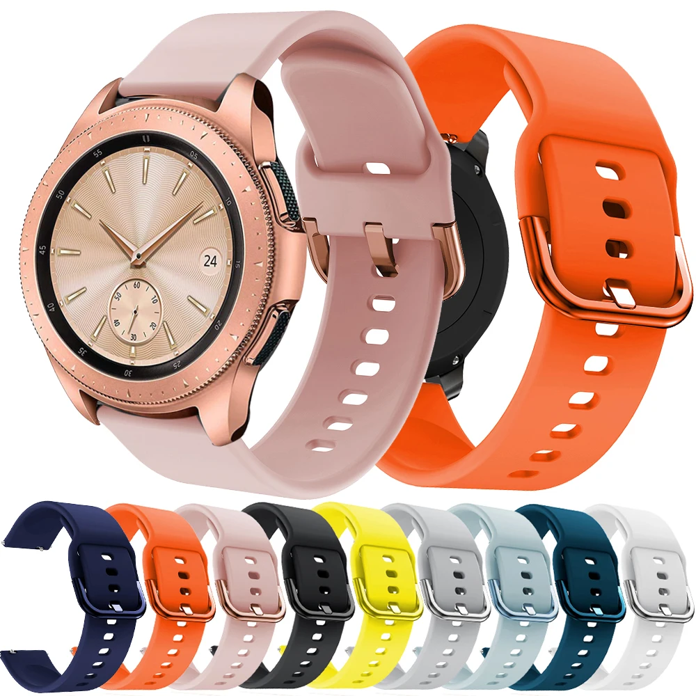 Силиконовые Ремешки для наручных часов Samsung Galaxy Watch Active 42 мм сменный ремешок gear S2