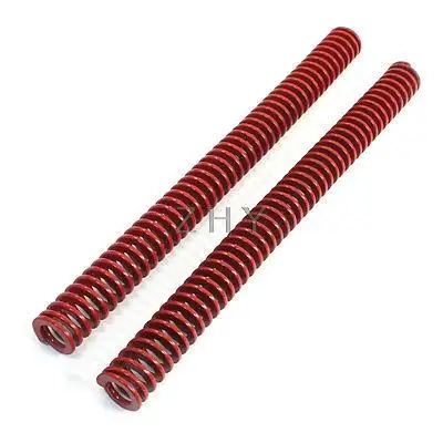 

25mm x 12.5mm x 300mm US Standard Red Chromium Alloy Compression Spring 2 Pcs