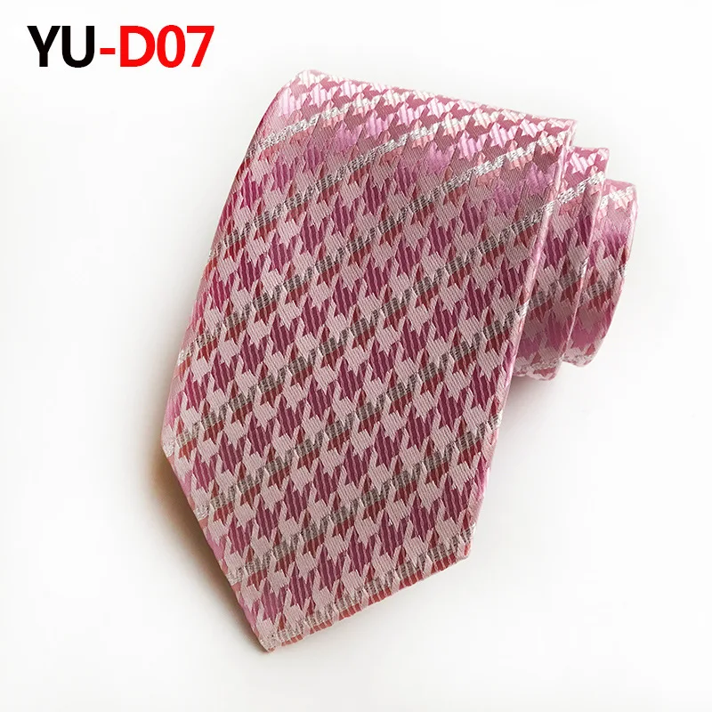 Necktie Мужской Жаккардовый тканый полосатый клетчатый Цветочный Пейсли Свадебный Праздничный узкий галстук на шею из полиэстера 8 см Шелковый деловой галстук - Цвет: Necktie