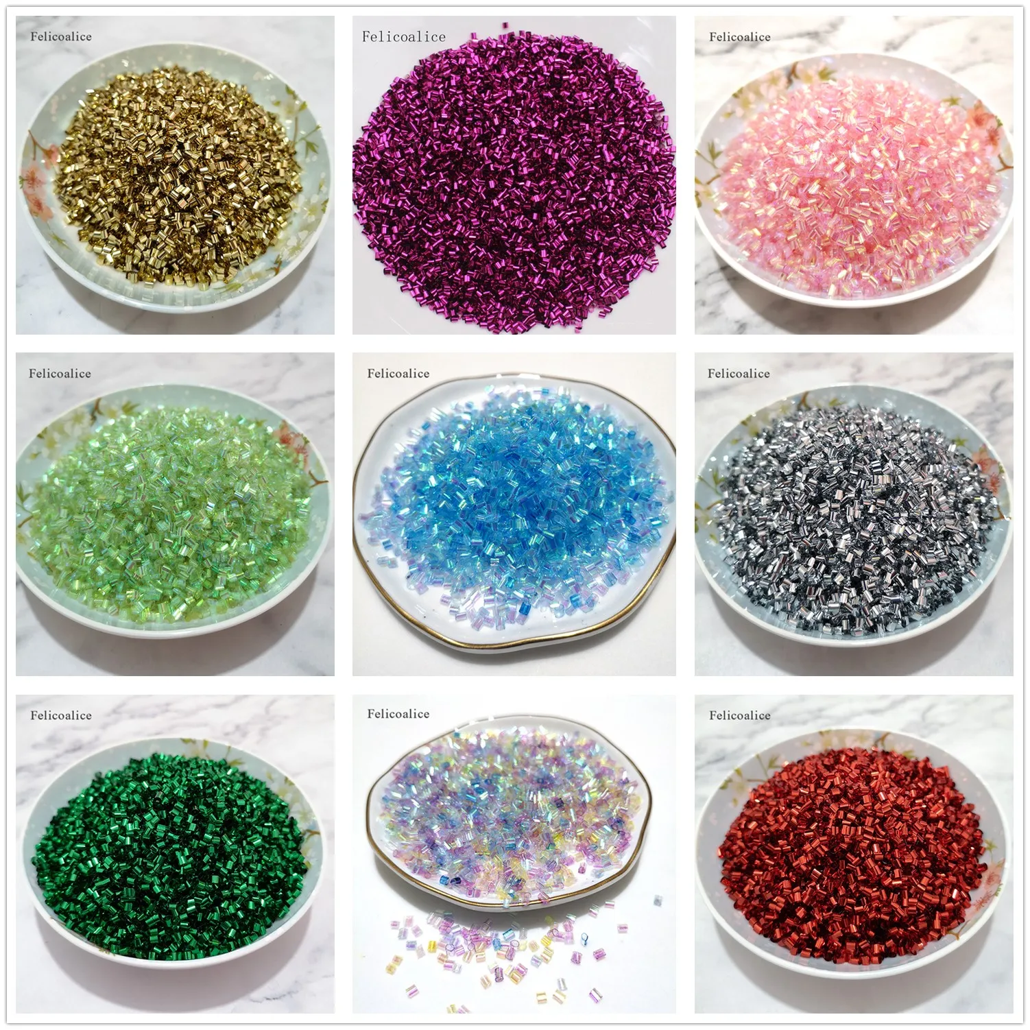 

500g Bingsu Garment Beads Slime Additives Iridescent Filler Supplies DIY Sprinkles Kit For Fluffy Clear Crunchy 2*3mm Craft Deco