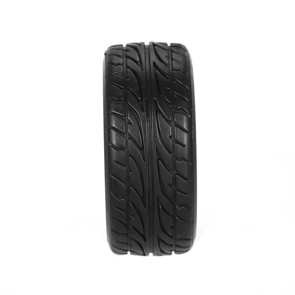 4pcs 1/10 Medium Grain Drift RC On-Road Car Tyre Plastic Hard Tire 26mm for Wheels KYOSHO Tamiya HPI Redcat Racing HSP 