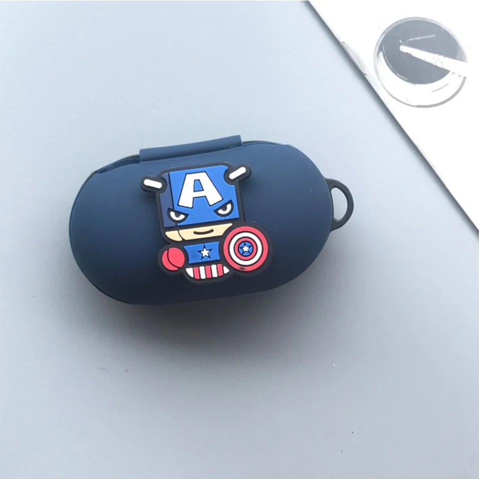 Крутой мультяшный силиконовый чехол для samsung Galaxy Buds чехол для зарядки Bluetooth чехол для наушников