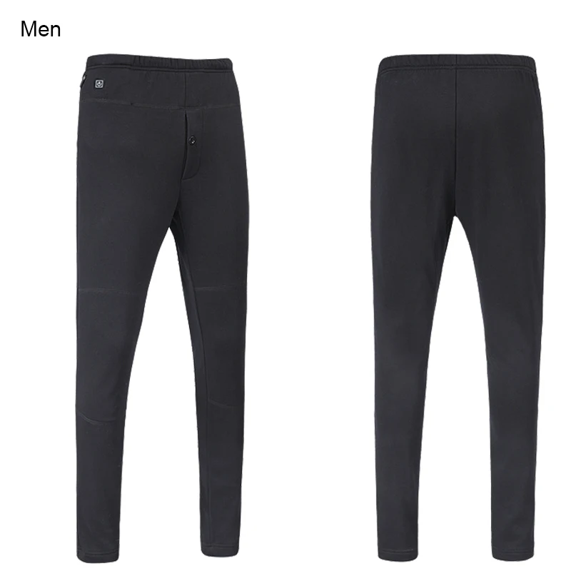 ZYNNEVA/мужские и женские походные теплые штаны для походов, альпинистские рыболовные Подогреваемые штаны, износостойкие эластичные брюки GC5121 - Цвет: Black (Men)