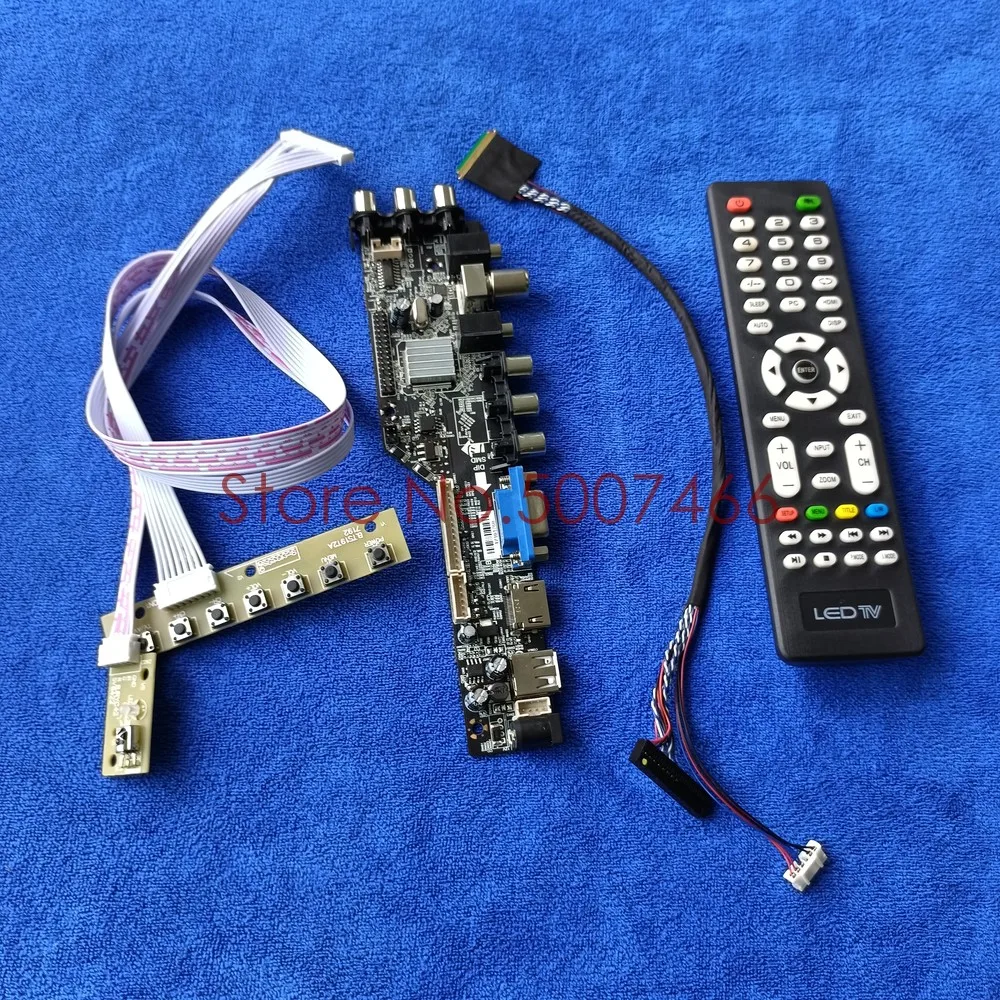 Для LP156WF4-SLB1/SLB2/SLB3/SLB4 универсальный DVB цифровой LVDS 40-контактный 1920*1080 панель VGA USB ТВ