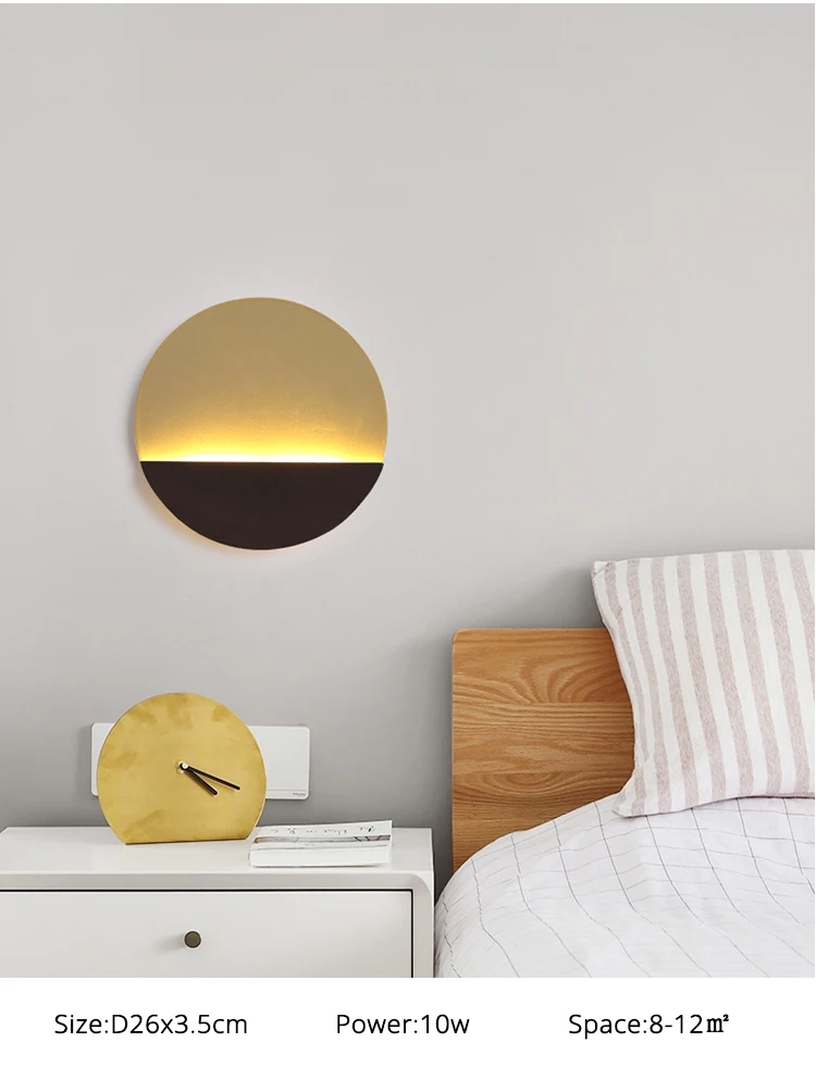 Minimalist LED Wall Lamps For Bedroom Living Hall Room Staircase Aisle Corridor Home Decoration Fixtures Wood Indoor Lightings exterior wall lights