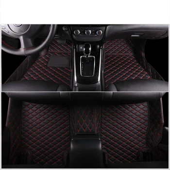 

leather car floor mat for nissan sylphy 2000-2020 2019 2018 2017 2016 2015 Pulsar Sentra B17 B18 accessories styling