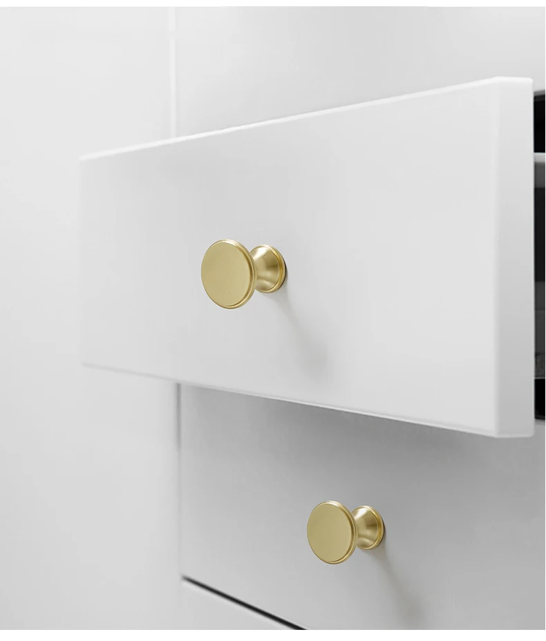 H3f5d4621a3db4d9f87d5ab02a982fa29S Gold Cabinet Pulls Solid Zinc Alloy Kitchen Cupboard Single hole for bedside table Handle Drawer Knobs Furniture Handle Hardware Mallzona