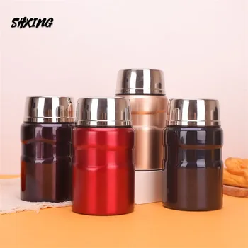 

550ML Thermal Pot Smoldering Cup, Stainless Steel, Children, Adult, Lunch, Porridge, Soup, Barrel Holding Time, Long Lunch Box