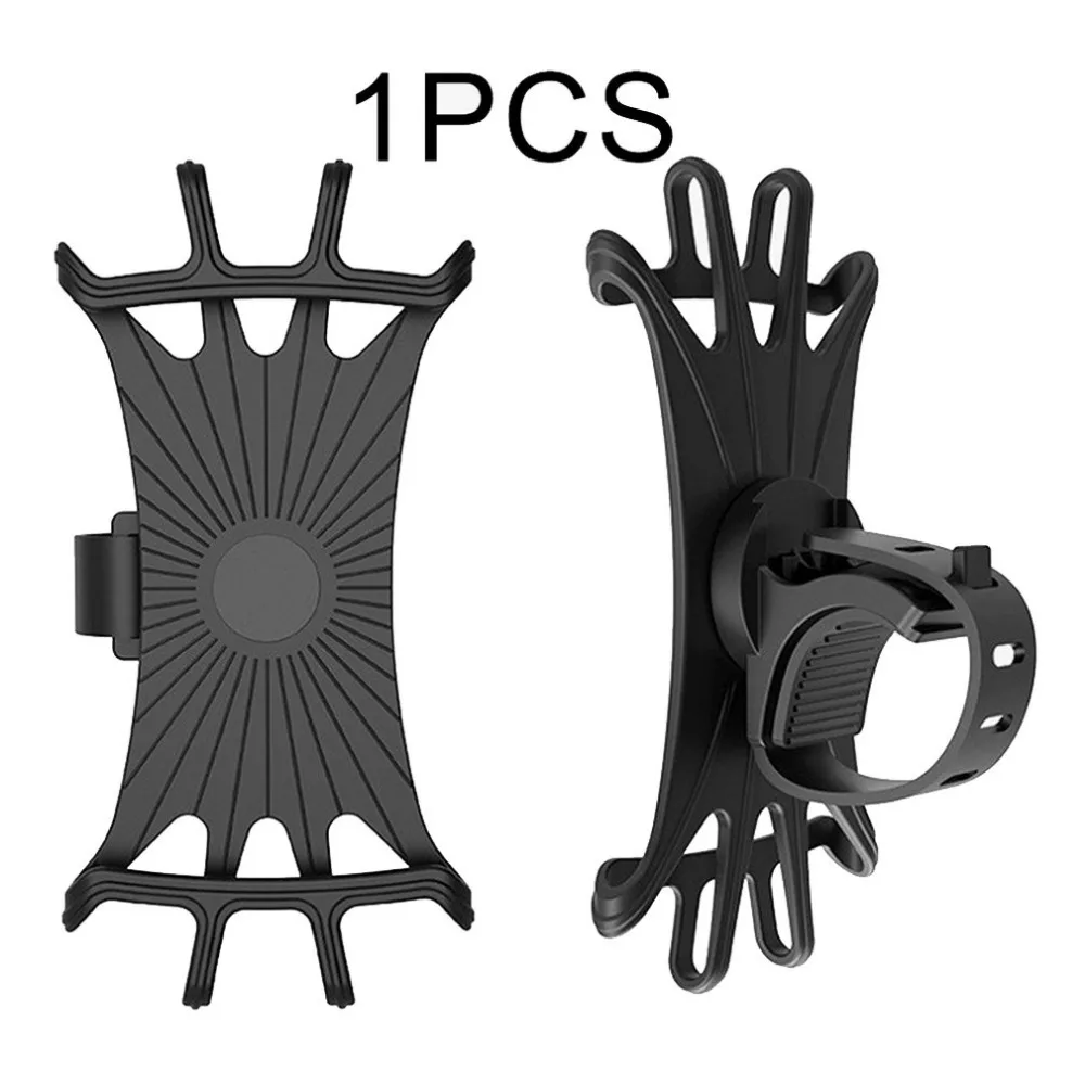 Silicone Bicycle Phone Holder for IPhone 11/6/7/8/X/Xr for xiaomi 4.0 -6.1 Inch Phone Cell Phone Mount Band Bike GPS Clip car vent phone holder