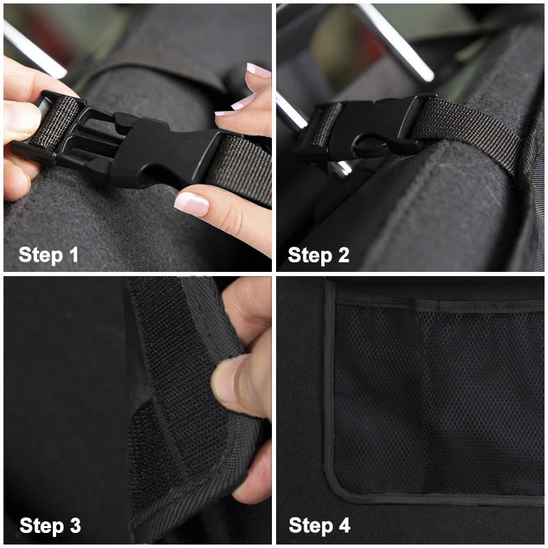 Car Trunk Storage Hanging Bag 600D Oxford Cloth Back Seat Multifunctional Organizer