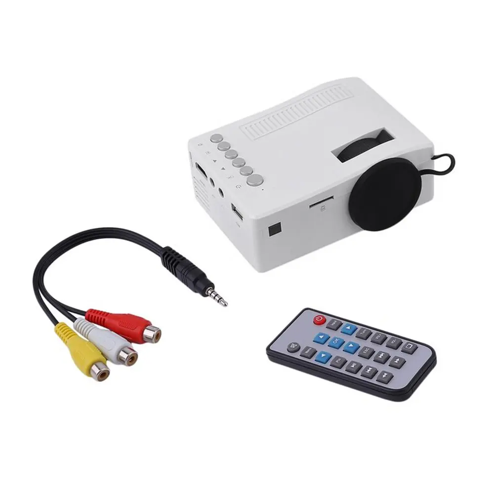 

UC18 HD 1080P TFT LCD Compact Siz eHome Mini HD Projector TV Multi-Media Player Theater Home Cinema Video Projector