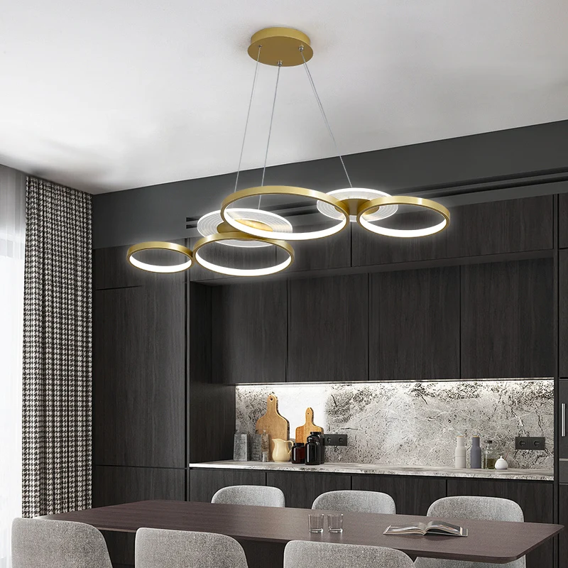 Современные светодиодные подвесные светильники для столовой lampara colgante Lustre Avize