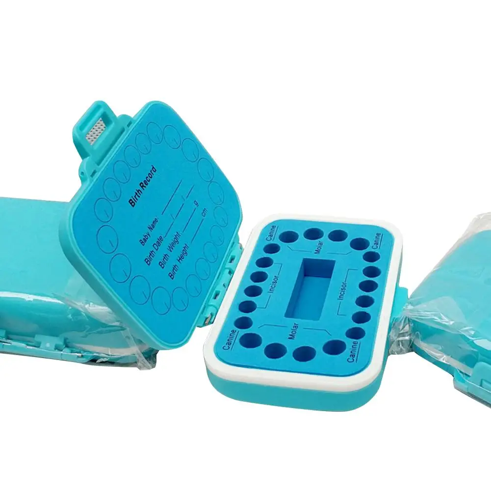 Пластиковая коробка коробочка для молочных зубов органайзер для хранения молочных зубов коллекция для волос Umbilical Lanugo сохранить собрать Детские сувениры подарки