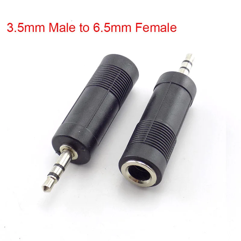 

6.5 to 3.5 Earphone Adapter 3.5mm Male to 6.5mm Female Jack Plug Stereo Socket Audio Cable Converter Adapter A7