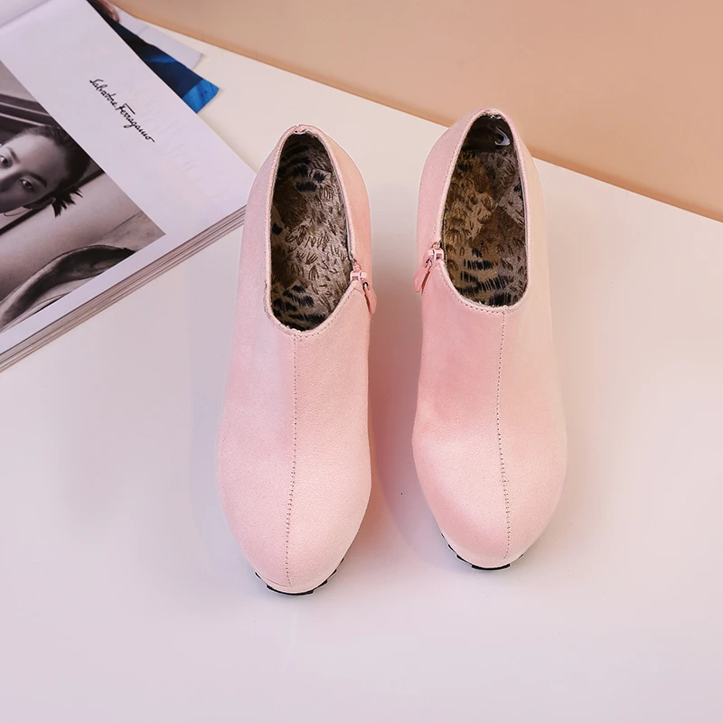 VIGOR/туфли-лодочки свежести; женская обувь на платформе; туфли-лодочки на танкетке 12 см; Осенняя обувь; женские весенние туфли-лодочки; женские зимние модельные туфли; MY431