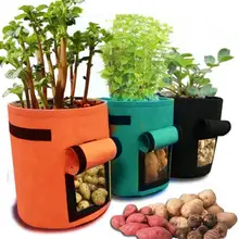 

40%HOTPlanting Bag Side Opening Waterproof Felt Garden Grow Bag for Home