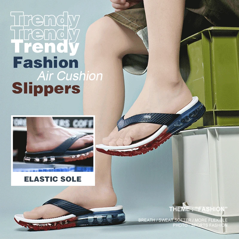 Шлепанцы мужские с воздушной подушкой пляжные сандалии дизайнерские