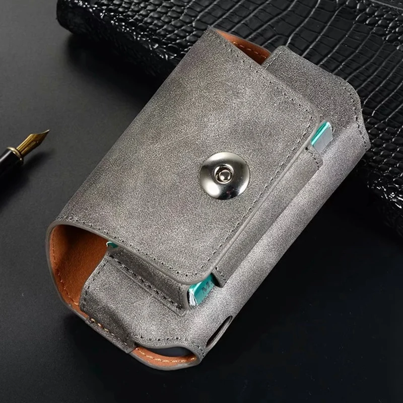 Чехол для хранения электронных сигарет для IQOS 3 чехол сумка защитный держатель Чехол кошелек чехол для IQOS из искусственной кожи чехол