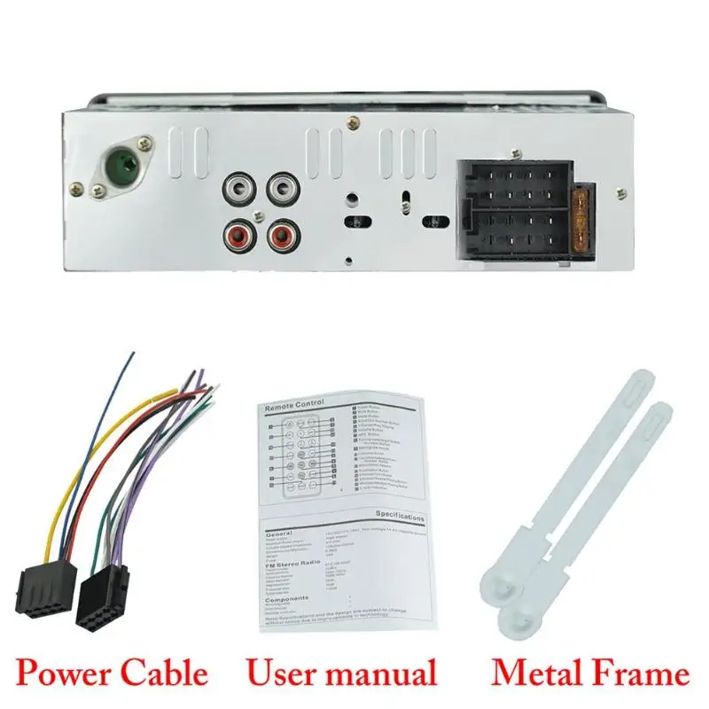 Универсальный 1 Din автомагнитола в тире стерео аудио USB FM радио RM-JQ1583C Bluetooth Hands-free головное устройство MP3 музыкальный плеер