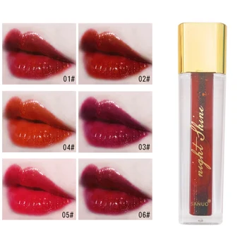 

4ML Women Lip Gloss Sexy Waterproof Non-stick Cup Long Lasting Colorfast Liquid Lipstick