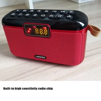 

Very Heavy Bass Sound Portable Outdoor Subwoofer Bluetooth 4.2 Speaker FM TF USB AUX Player Sound Record With Two 18650 Battery