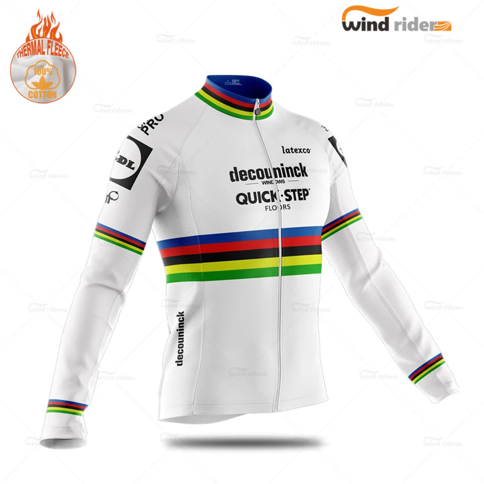 Новинка одежда для велоспорта чемпиона мира Quick Step Pro Мужская Джерси команды Джулиан алафлисиз зимняя