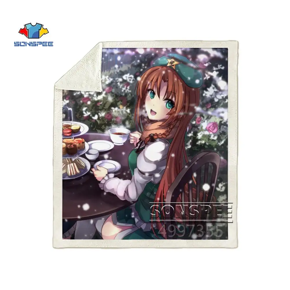 SONSPEE Rozen Maiden аниме harajuku для детей и взрослых 3d принт одеяло Теплый диван Стёганое одеяло покрывало путешествия постельные принадлежности магазин при фабрике K131