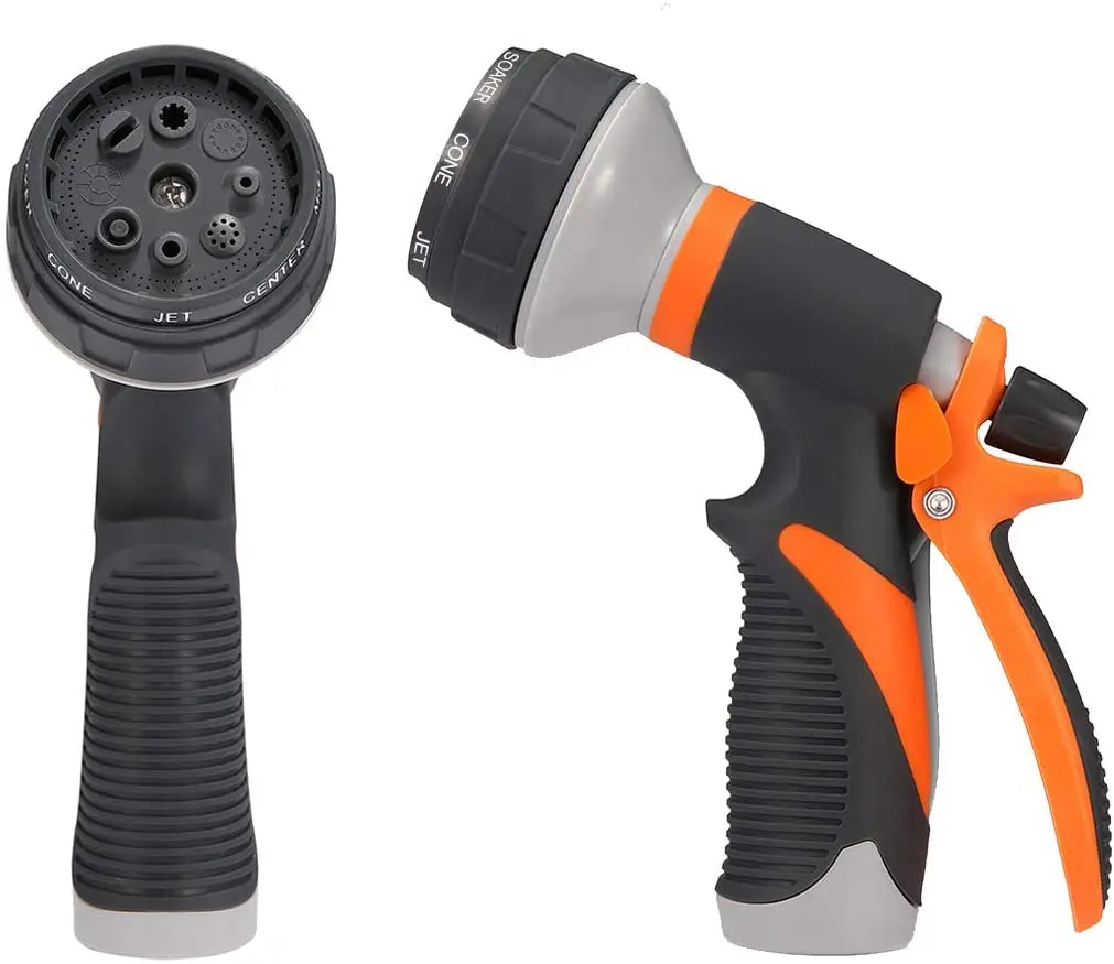Garden Water Gun Watering Gun Hose Nozzles Adjustable Water Gun Lawn Hose Multifunction Garden High Pressure Sprayer