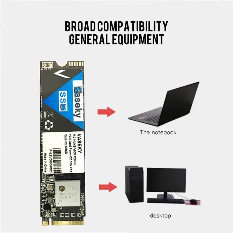 M.2 NVME PCIE SSD Hard Drive Disk 128GB 256GB 512GB 1TB Solid