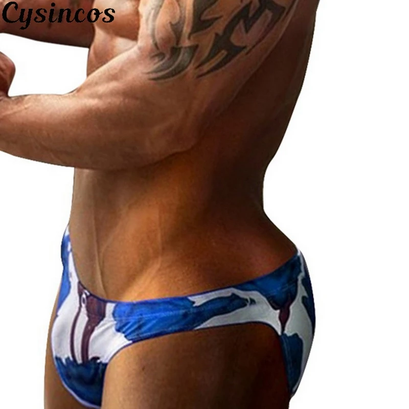 Мужские купальные плавки CYSINCOS водонепроницаемые шорты с принтом Zwembroek Heren 2019| |