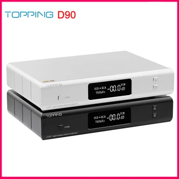 

TOPPING D90 AK4499 AK4118 Full Balanced DAC Bluetooth 5.0 DSD512 32Bit/768Khz Hi-Res Decoder