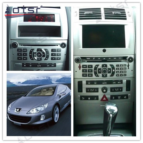 Android 10.0 4+64GB Car Radio GPS Navigation DSP For Peugeot 407 2004 -2010 Car Auto Stereo HD Multimedia DVD Player DSP carplay