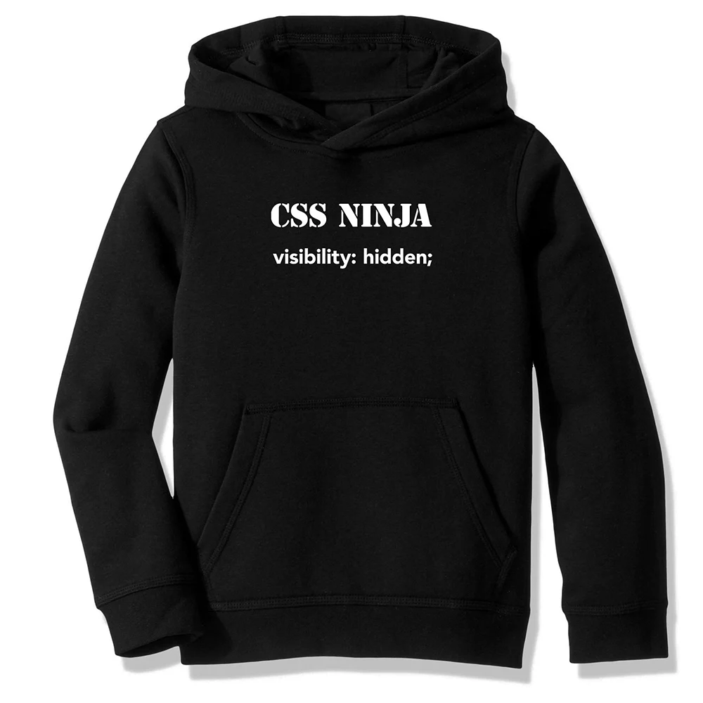 Флисовая толстовка с капюшоном худи CSS Ninja видимость скрытое программное