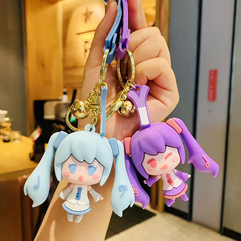 Porte-clés de figurine d'anime de mini bouteille de beurre d'ange