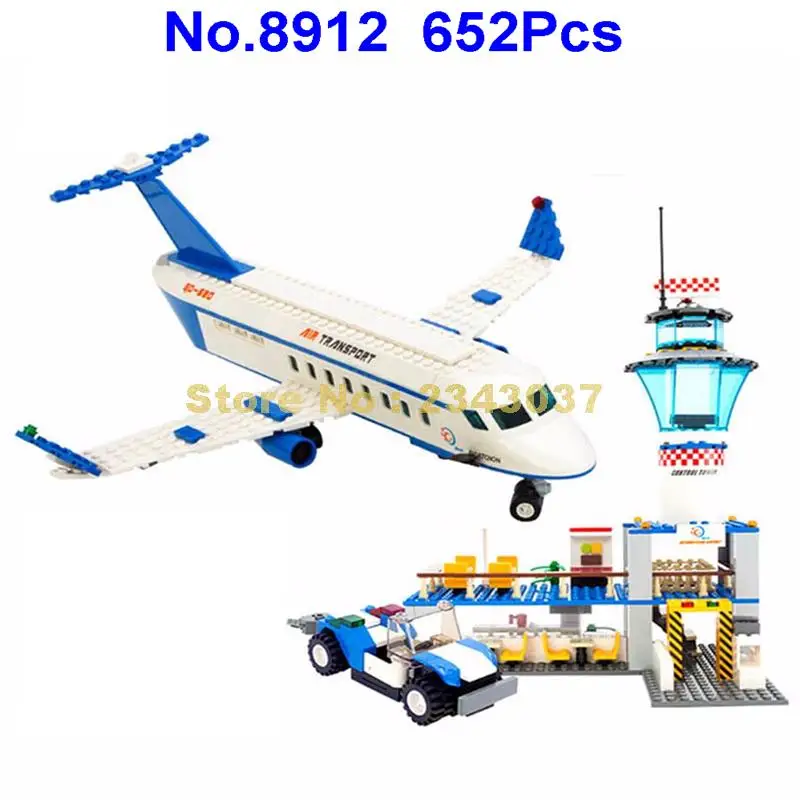 652 шт. Детский конструктор Воздушный самолет|building blocks|block blockcity building blocks |
