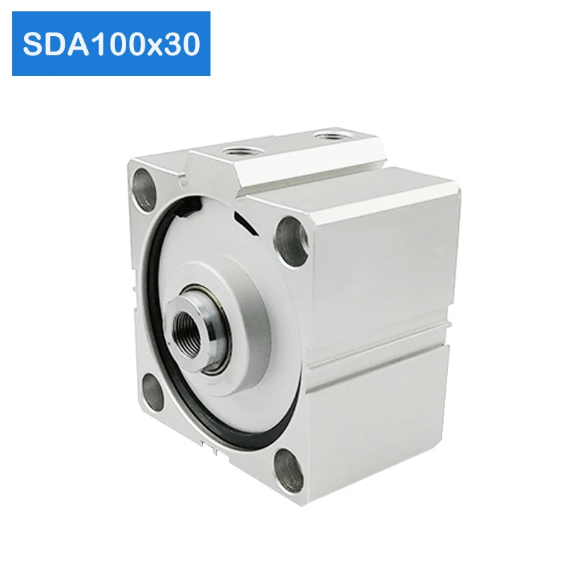 SDA100*30 Free shipping 100mm Bore 30mm Stroke Compact Air Cylinders